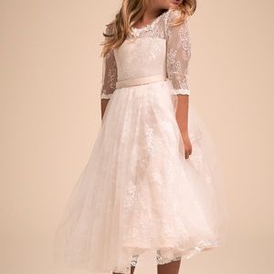 COPY - BHLDN Liana Flower Girl Dress, Ivory